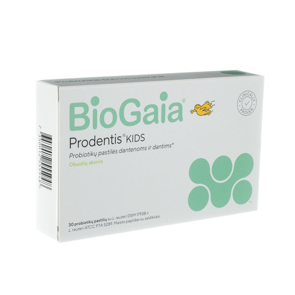 BioGaia Prodentis Kids N30 probiotikas burnai