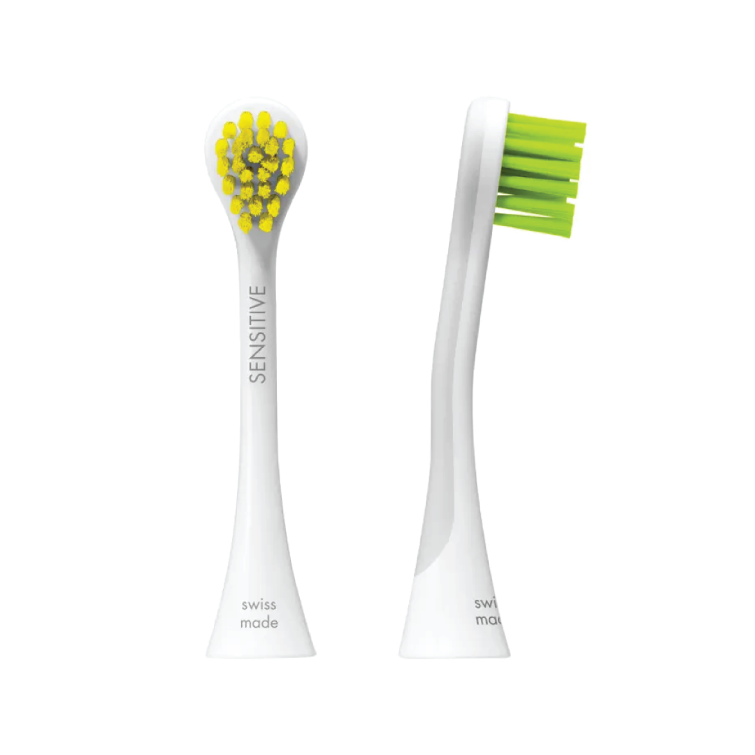 CURAPROX HYDROSONIC šepetėlio galvutė SENSITIVE, 2 vnt.