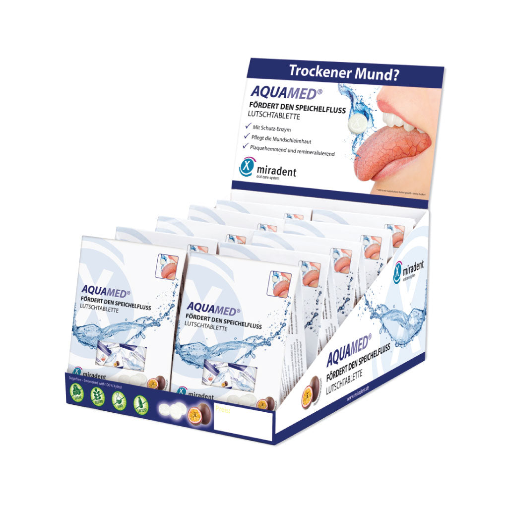 AQUAMED pastilės sausai burnai