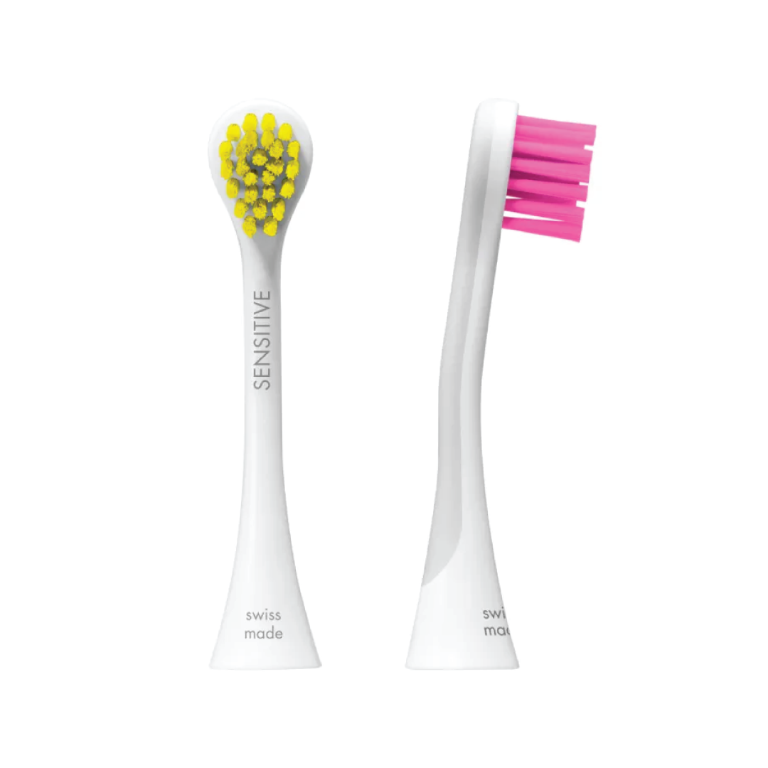 CURAPROX HYDROSONIC šepetėlio galvutė SENSITIVE, 2 vnt.
