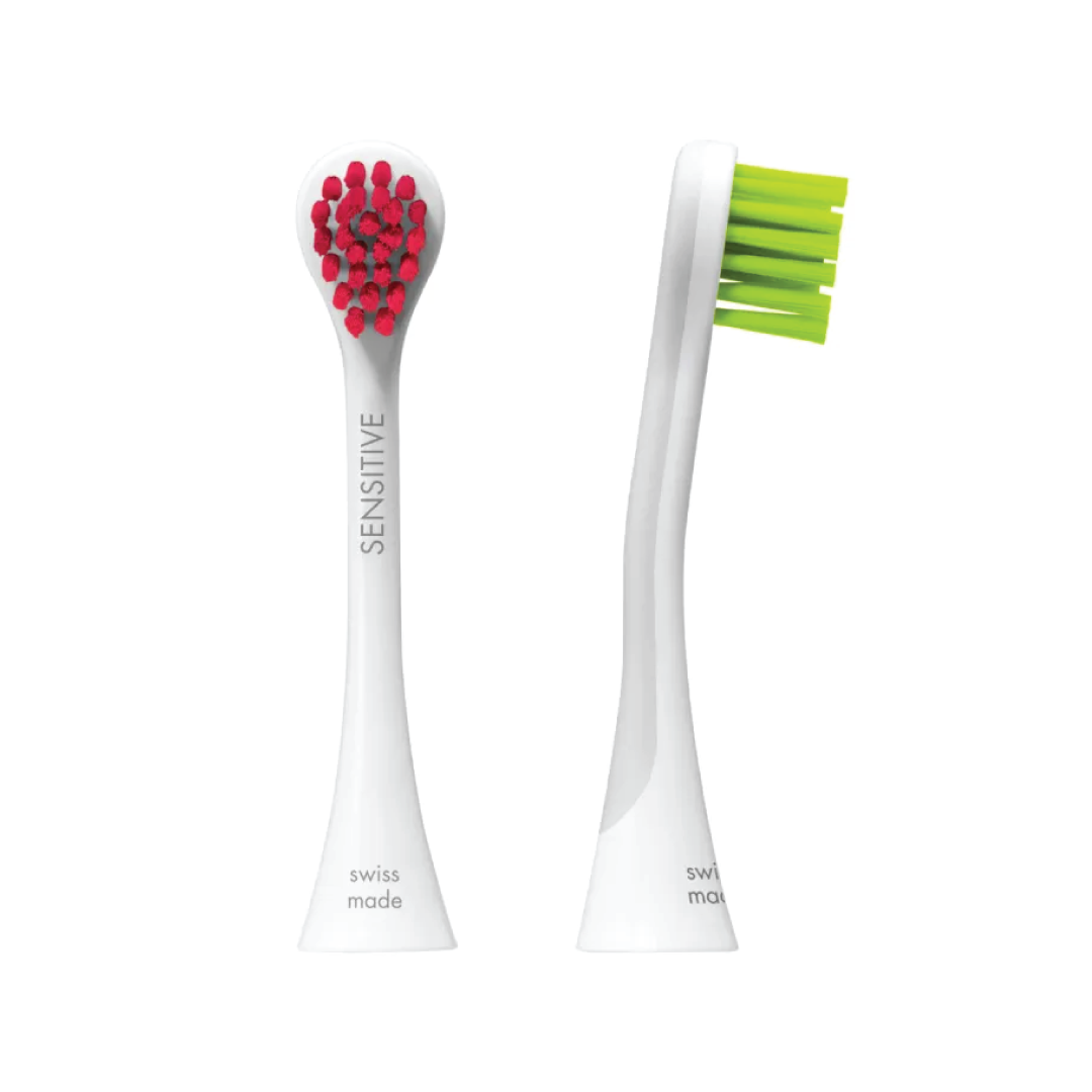 CURAPROX HYDROSONIC šepetėlio galvutė SENSITIVE, 2 vnt.