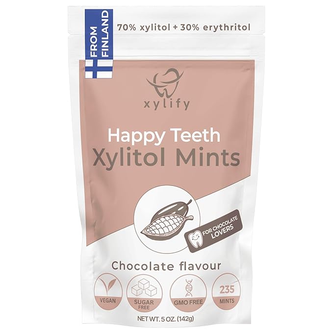 XYLIFY HAPPY TEETH ksilitolio pastilės