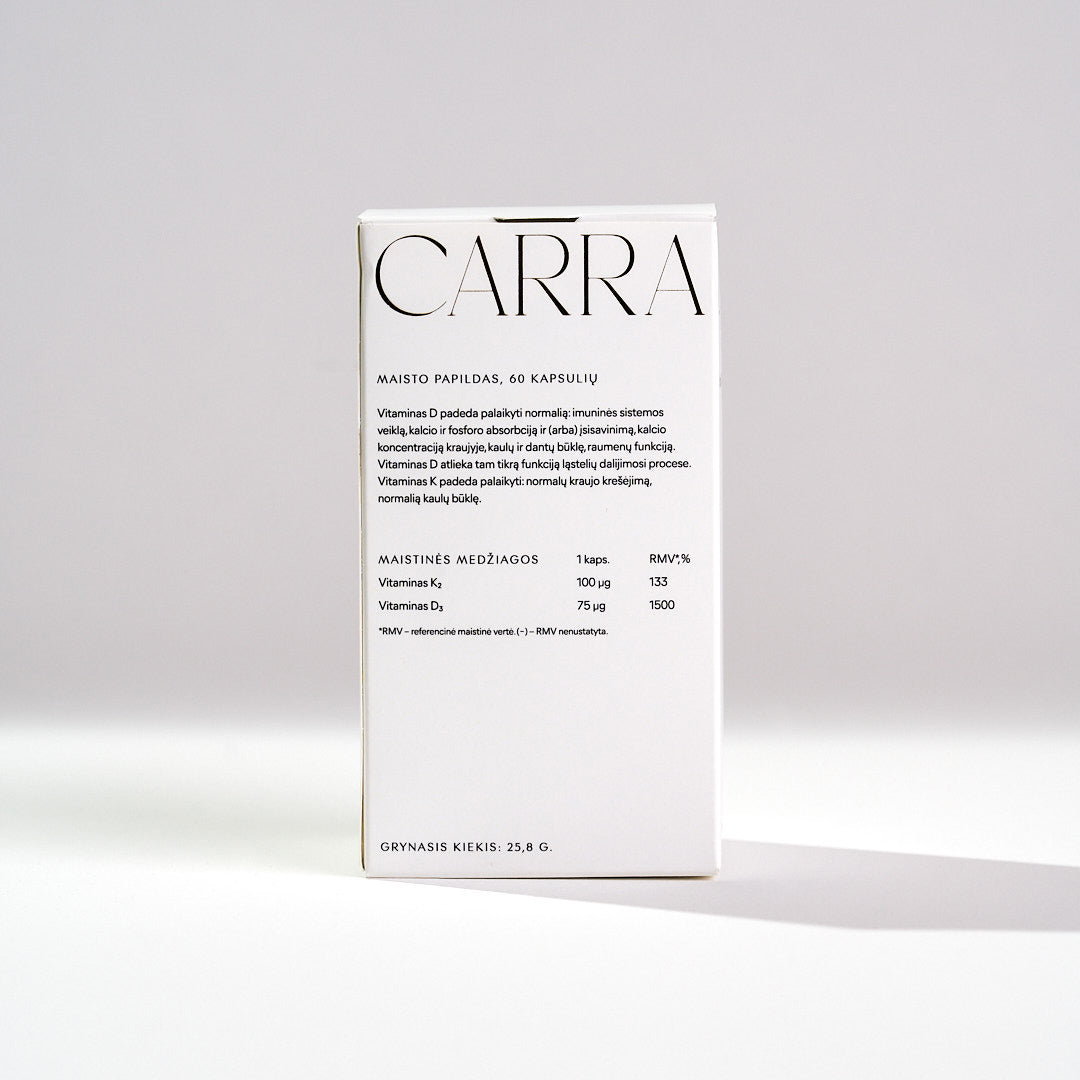 CARRA C1 dantų disciplinos papildai