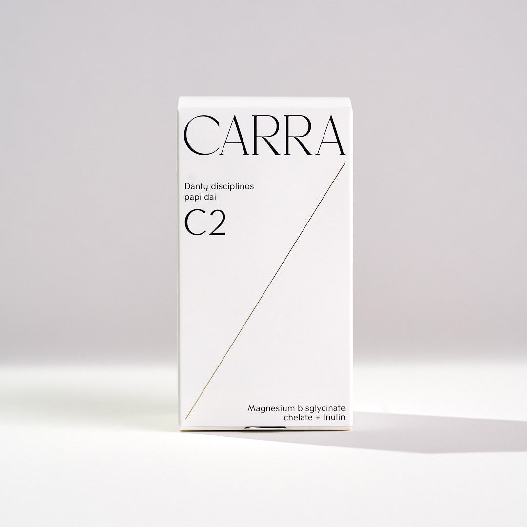 CARRA C2 dantų disciplinos papildai