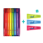 CURAPROX CS 5460 dantų šepetėliai (6 vnt.) + BE YOU dantų pastos mėginėliai (3 vnt.) DOVANŲ!