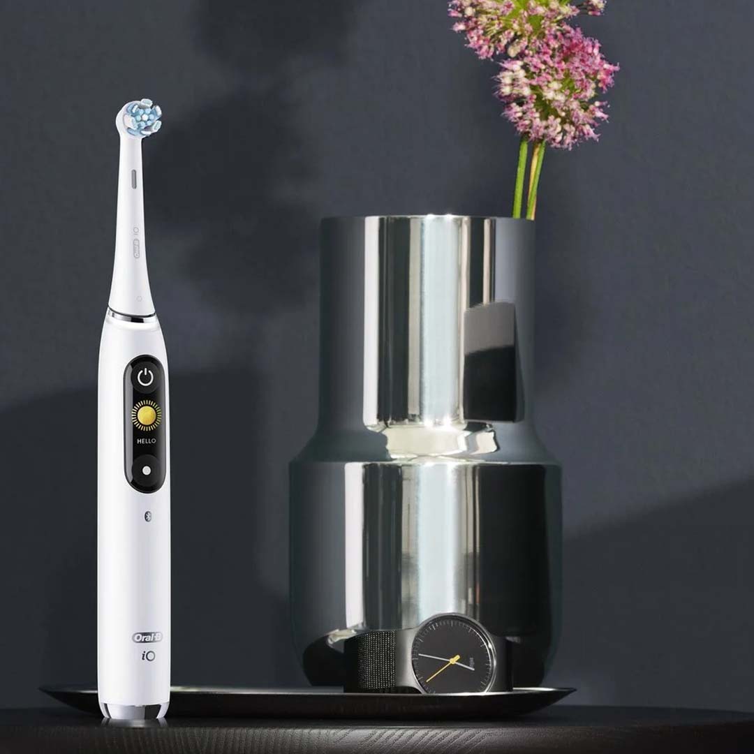 ORAL-B iO Series 9 White Alabaster elektrinis dantų šepetėlis