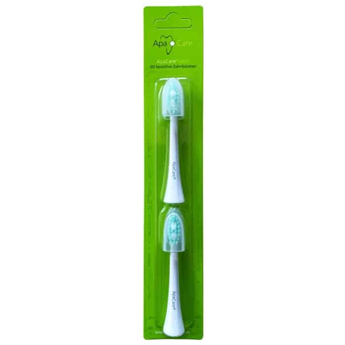 APACARE SONIC 3D sensitive dantų šepetėlio galvutės
