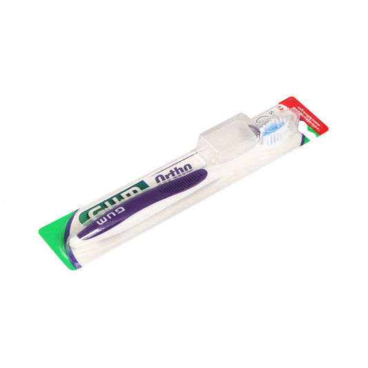 GUM ORTHO dantų šepetėlis nešiojantiems breketus